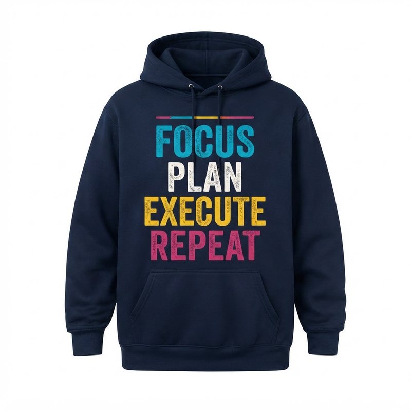 Focus Plan Execute Repeat Hoodie