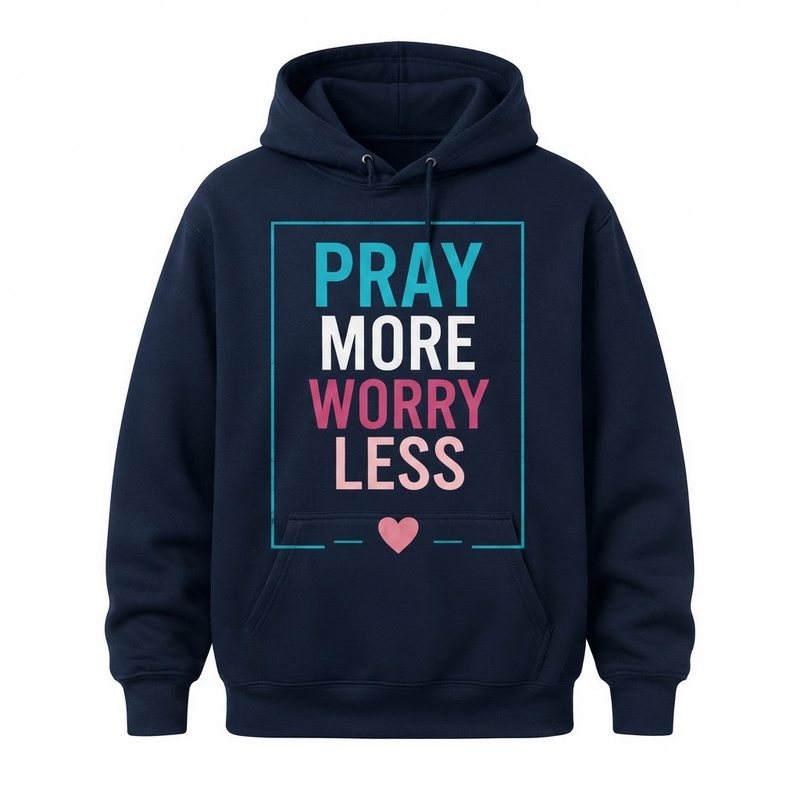 Pray More Worry Less Hoodie