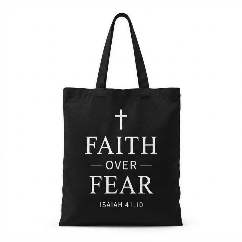 Faith Over Fear Tote Bag