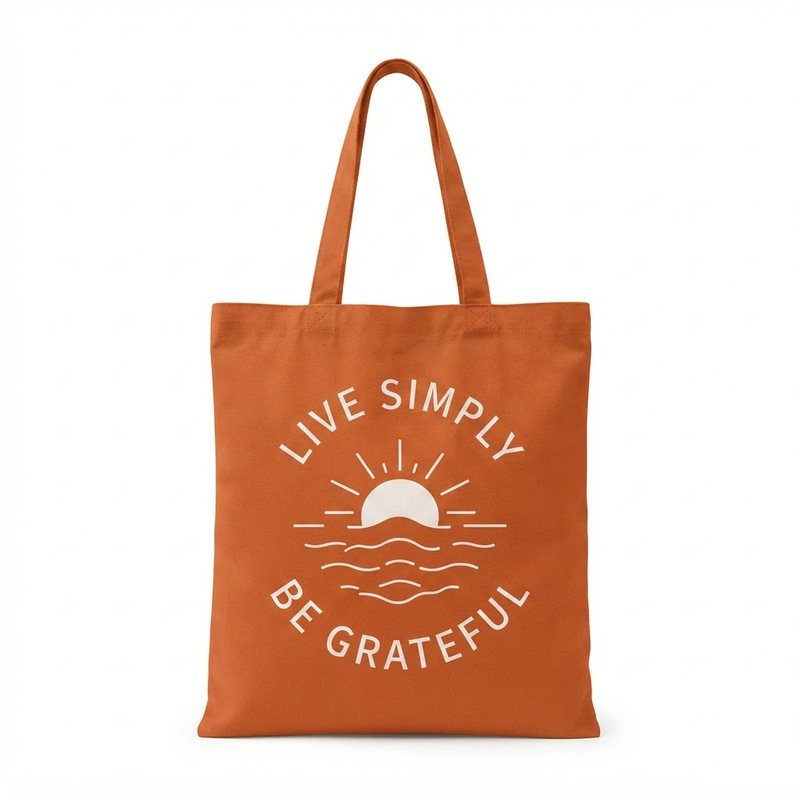 Live Simply Be Grateful Tote Bag