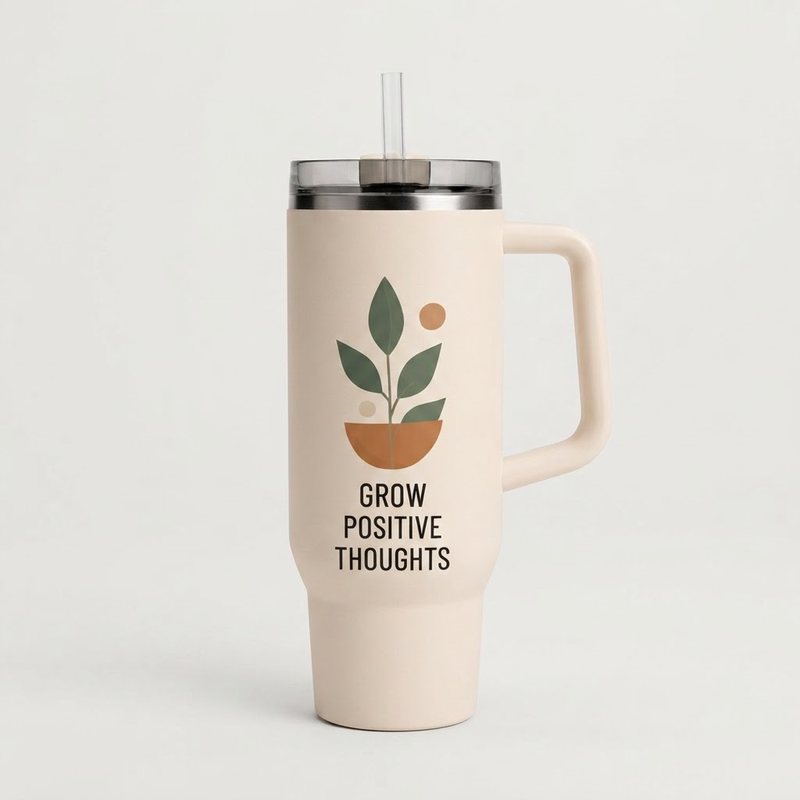 Grow Positive Thoughts Tumbler